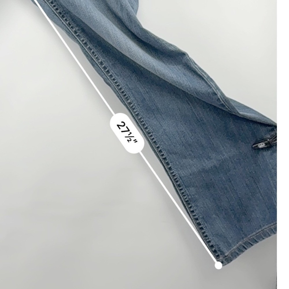 Luciano Dante Blue Denim Jeans Womens 13/14 Embellished Pockets - Picture 11 of 13
